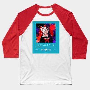 Vibrant Japanese Song Thumbnail Baseball T-Shirt